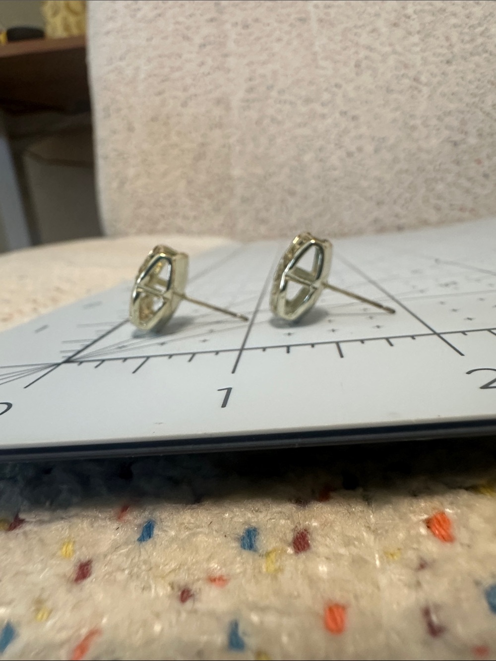 Kendra Scott Gold Tima Stud Earrings - Picture 4 of 5